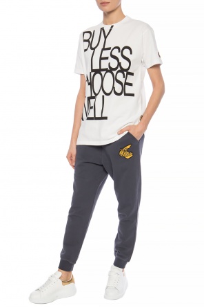 Spodnie dresowe z aplikacją z logo, zdjęcie 2 Spodnie dresowe z aplikacją z logo od Vivienne Westwood